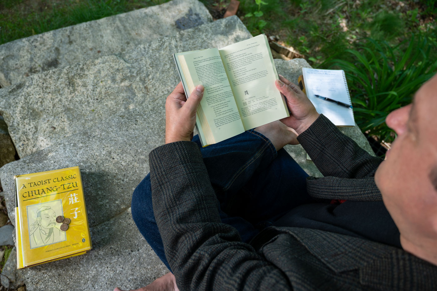 Adam Bauer teaching the I Ching at a retreat